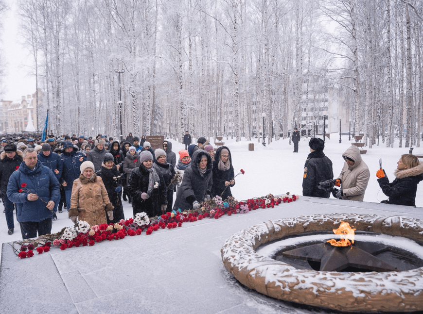 В Югре отметили день полного освобождения Ленинграда от фашистской блокады